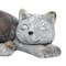 15&#x22; Gray Polystone Country Cat Garden Sculpture